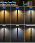 All In One Low Voltage Landscape Lighting Kit With Transformer And Dusk To Dawn Sensor, 12 Pack Aluminum Path Lights With 5CCT Options