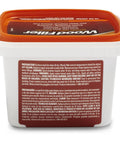 Interior Wood Filler For Holes Dents Scratches And Gouges In Wood Wallboard Molding And Painted Surfaces 16 Oz container back view