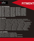 Fitment chart for Heavy Duty Front Load Washer Drum Bearing Replacement Kit Compatible With Kenmore WM Models.