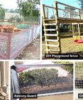 Various uses of Heavy Duty Half Inch Hardware Cloth Roll 36 By 50 Feet Galvanized Welded Wire Mesh for outdoor projects.