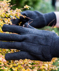 Heavy Duty Cotton Work Gloves For Adults Unisex Regular Size Large Black Case Pack 300 Pairs Durable 9oz Construction worn outdoors