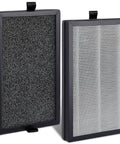 Air Purifier Replacement Filter With True HEPA Filtration Three Stage System Removes Ninety Nine Point Nine Seven Percent Smoke Odor And Dust For Bedroom And Office Two Pack side view