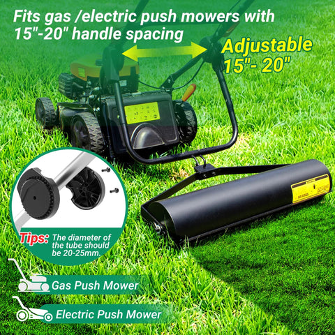 Dope Lawn Striper Kit For Push Mowers With Heavy Duty Stainless Steel Roller Universal DIY Striper in use on grass