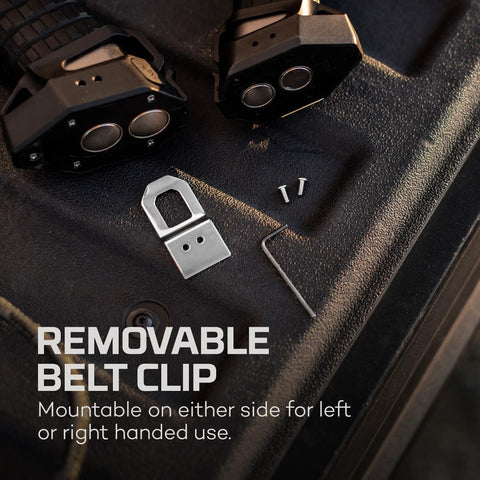Removable belt clip for Beast Handheld Spotlight With 0.75 Mile Reach 780 Lumens And 362500 Cd Rugged Waterproof LED Flashlight