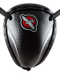 Heavy Duty Steel Armored Cup For Muay Thai And Kickboxing, Black Groin Protector with contoured fit and soft laces