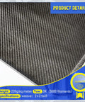Close-up of Carbon Fiber Fabric Roll 6.5ft Long By 12In Wide 3K 220G 2X2 Twill Weave Sheet 0.25mm Thick texture detail.
