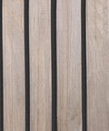 Black Foam Gap Filling Rod 2 Meter Backer Rod Rope For Concrete Crack Sealing between wooden planks for effective sealing.