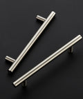 30 Pack Brushed Nickel Cabinet Pulls 7-3/8 Inch Long Stainless Steel Kitchen Drawer Handles With 5 Inch Center Hole displayed on black surface