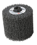 Pro Grade Flap Brush For Inline Sanders With Quick Change Threaded Attachment, Extra Coarse Aluminum Oxide, 4.5 X 4 X 5/8-11 Thread