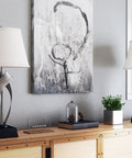 Gun Metal Table Lamp With Off White Fabric Shade 15 Inch By 15 Inch By 29 Inch Dope Transitional Modern Home Lighting Bulb Included Ideal For Bedroom And Living Room Decor on wooden console