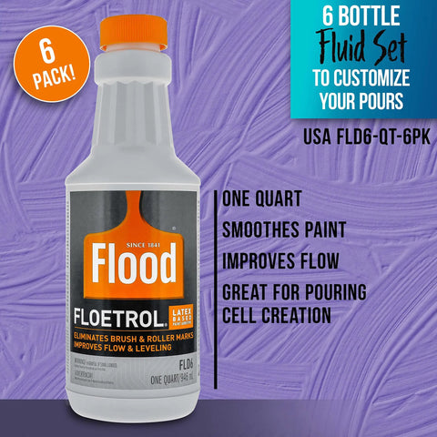 Floetrol Additive For Latex And Acrylic Paints To Improve Flow And Brushability Eliminate Brush Marks reduce tip clogging one quart