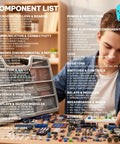 Person assembling electronics from All-In-One Arduino Starter Kit For Robotics And IoT, Maker-Friendly Five-Board Power Pack Kit