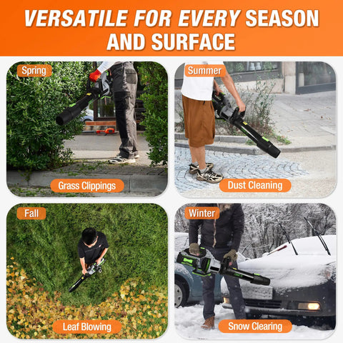 Ergonomic Leaf Blower Handle 2.0 Feather Light Back Saving Grip with Shoulder Strap fits LB models used in all seasons