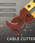Heavy Duty Long Arm Cable Cutters Designed To Knock Out Thick Copper And Aluminum Wiring Without Breaking A Sweat Featuring High Leverage Handles for smooth cutting edge