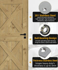 Heavy Duty Stainless Steel Ball Bearing Door Hinges Rock Solid 5 Inch Square Corner Design with Ball Bearing and 201 Stainless Steel