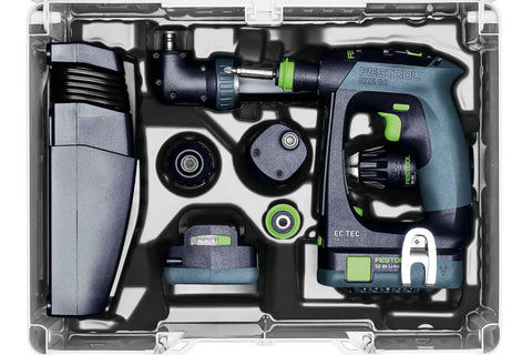 Compact Cordless Drill Driver CXS 18 HPC 18V with 4.0 Ah Battery and I-Set in carrying case