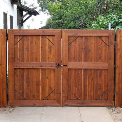 Heavy Duty Anti Sag Gate Kit With Hinges For Wooden Fences Doors And Corral Gates No Sag Corner Brace Bracket For Wood