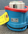 Hardcore Heavy Duty Ds60 Receptacle Featuring Built In Switching Mechanism IP55 Weather Proof Industrial Power Outlet For Tough Job Sites And Big Rig Work 690V Ac, side view with wiring tag.
