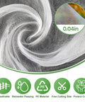Ultra Fine Garden Netting 10 By 50 Feet For Raised Beds And All Veggies Mosquito And Pest Barrier Mesh texture and features