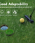 2 Pack Golf Hole Cup Covers for Backyard Putting Green With Metal Base protecting cup during rain