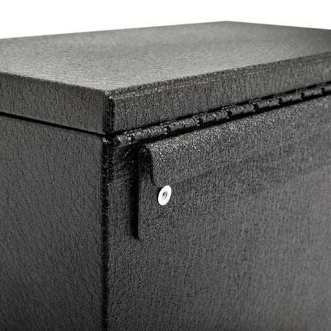 11 Inch Two Drawer Mini Toolbox Built Damn Tough From Heavy Gauge Steel With Patented Hang Hook Mounts To Roller Cabinets Smoothly And Keeps Your Go-To Hand Tools Locked And Loaded On Any Workbench