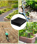 50 Pack Folding Drip Tape Row End Caps For Five Eighth Inch Drip Irrigation Dripless Watering Kit in vegetable gardens