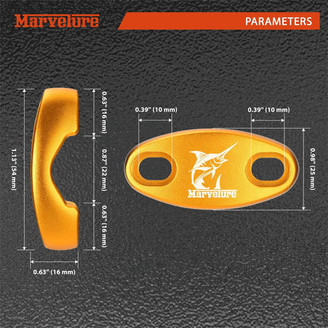 Heavy Duty Rod Clamp Kit 33C-12VIS Pro Grade Compatible With Penn International V VI Aluminum Construction Parameter View