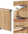 Badass Heavy Duty Hidden Door Hinge Built Different With Solid Alloy Steel Core Supports Up To Seven Hundred Pounds For Secret Bookshelf Pivot System Smooth Operation Guaranteed Top Shelf Hardware installation guide with labeled hinge components.