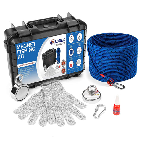 Underwater Treasure Hunting Magnet Fishing Kit With Case