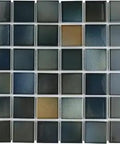 Squire Quad Brook Porcelain Mosaic Tile 12.5 By 12.5 Inch Mesh Mounted Glossy Finish For Floor And Wall Use Grade 1 First Quality PEI II