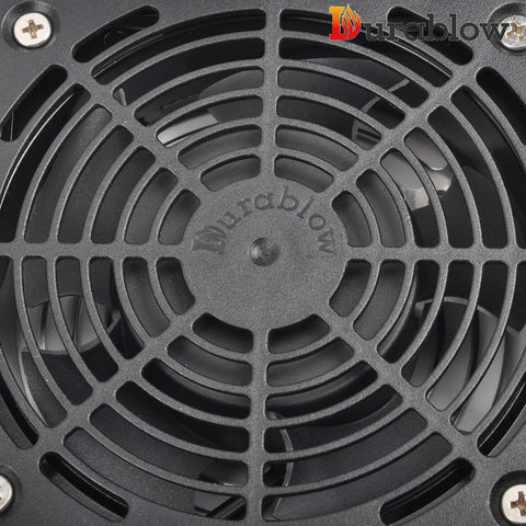 Close-up of the grille of a 220 CFM Stainless Steel Crawl Space Vent Fan With Dual High Flow Fans Dehumidistat And Thermostat Foundation Vent