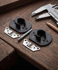 Five Sets Interlocking Sectional Sofa Connectors Brackets Pin Style For Stable Couch Assembly on wood table