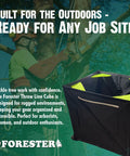 Heavy Duty Throw Line Cube Storage Bag For Arborists Collapsible Throw Bag Organizer in a tree work setting