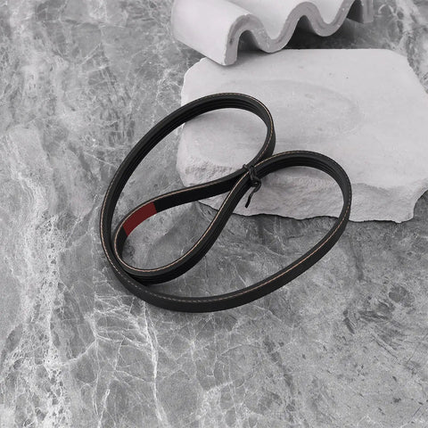 Two Lathe Drive Belt Replacement Belts For Mini Wood Lathe 65345, 24 Inch Internal Length, 4 Rib, Durable Rubber.