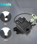 Subaru Legacy And Outback 2010 To 2014 Rear Liftgate Lock Actuator With Cable Replacement Tailgate Latch Assembly Black detail view