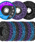 10 Pack Strip Discs 4 Inch Stripping Wheel For Angle Grinder Rust Busting Clean Paint Off Welds Oxidation For Metal And Wood 4 Inch By Five Eighth Inch displayed