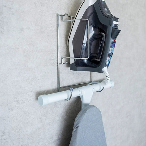 Super Handy Ironing Board Holder Wall Mount For Laundry Room Keeps Iron And Board Together In One Easy To Reach Space Saving