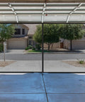 Magnetic Garage Screen Door For Two Car Garages, Heavy Duty Fiberglass Mesh Insect Net Enclosure With Mounting Hardware installed