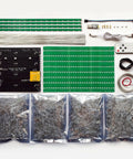 DIY LED Cube Kit For Soldering Projects With 8x8x32 RGB LEDs, Pre Soldered Mainboard And Pre Programmed Controller, Perfect For Electronics Courses And Hobbyists, Dynamic Lighting Effects And Easy Assembly, parts layout