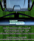 Generation 3 Lawn Striping System Pro Kit attached to Honda 20-22 inch mower, showing black striper on green grass surface.