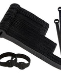 120 Pack Reusable Cable Ties For Cords 5 6 8 Inch Data Cable Organizer Ties Cord Wraps For Charging Cables Electrical Wire Straps Black