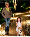 Smoother Than Butter Dimming Mr 16 Led Bulbs 12V And 36V Low Voltage GU5.3 Base 3000K Warm White 12 Pack installed in outdoor pathway lighting.