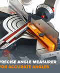 Pro Grade MiteriX Angle Aluminum Wood Duplicator with miter saw for precise miter angles and quick measure system