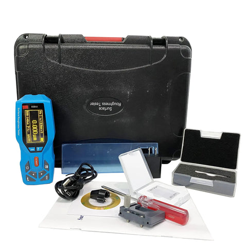 Digital Surface Roughness Gauge Tester With 20 Parameters Ra 0.005 16.000 um And Rz 0.02 160.00 um Surftest Profilometer kit