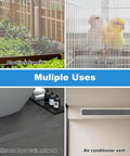Six Pack 11.8 Inch By 8.2 Inch 304 Stainless Steel Wire Mesh Screens For Diy Projects Cages Vents Garden Window Screens And Filter Mesh Rustproof Heavy Duty With Heat Resistance Up To 1490 Fahrenheit shown used in garden, birdcage, bathroom, vent
