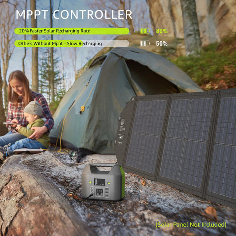Portable Power Station 150W 155Wh With 110V AC Outlet Six Outputs External Battery Pack Lightweight Backup Power for camping