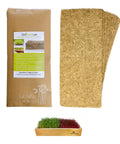 Water Wicking Hemp Mats For Microgreens And Wheatgrass Kit, 13 By 5.5 Inch Size That Fits A Hydroponic Microgreens Tray, Cut To Fit