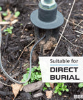 Go-To Low Voltage Wire 16/2 For Landscape Lighting And Outdoor Projects 250 Ft Black wire direct burial installation.