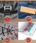 2 In 1 Leather Hole Punch And Eyelet Setter Tool For Belts, Watch Bands, Fabric, And DIY Leatherworking Revolving Punch