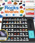 Geology Starter Kit With 54 Piece Rock Collection Including Gemstones Crystals And Minerals Learning Book And ID Cards